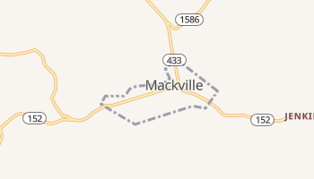 Mackville, Kentucky map