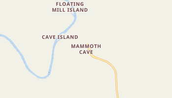 Mammoth Cave, Kentucky map