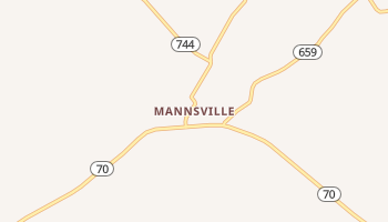 Mannsville, Kentucky map