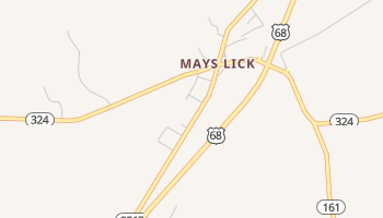 Mays Lick, Kentucky map