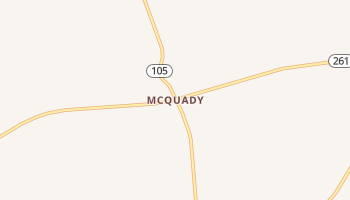 McQuady, Kentucky map