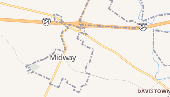 Midway, Kentucky map