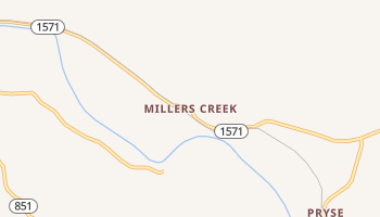 Millers Creek, Kentucky map