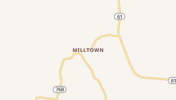 Milltown, Kentucky map