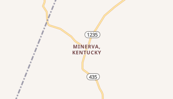 Minerva, Kentucky map