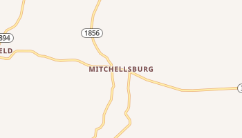 Mitchellsburg, Kentucky map