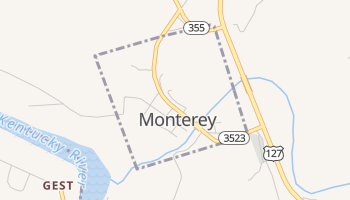 Monterey, Kentucky map