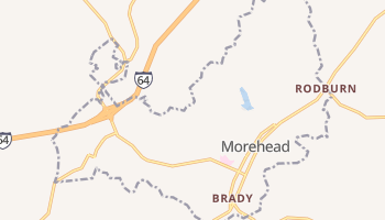 Morehead, Kentucky map