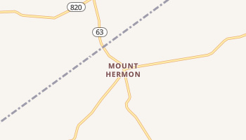 Mount Hermon, Kentucky map