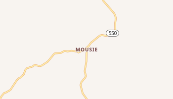 Mousie, Kentucky map