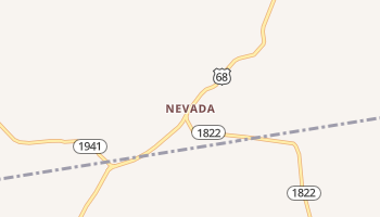 Nevada, Kentucky map