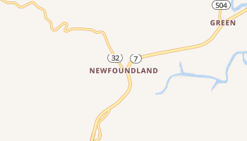 Newfoundland, Kentucky map