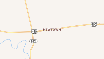 Newtown, Kentucky map