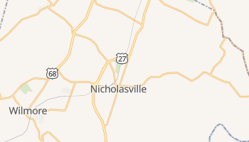 Nicholasville, Kentucky map