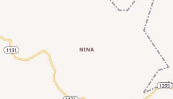 Nina, Kentucky map