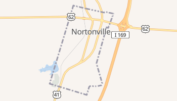 Nortonville, Kentucky map