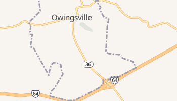 Owingsville, Kentucky map