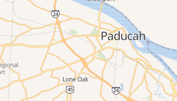 Paducah, Kentucky map