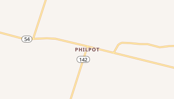 Philpot, Kentucky map