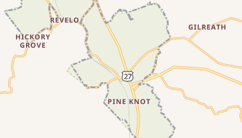 Pine Knot, Kentucky map