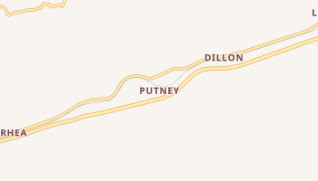 Putney, Kentucky map