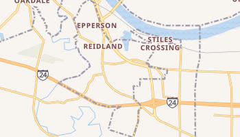 Reidland, Kentucky map