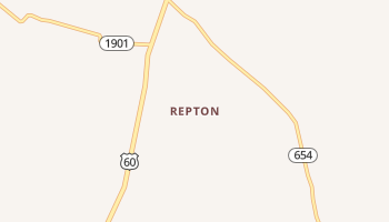 Repton, Kentucky map