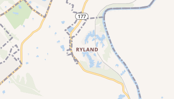 Ryland, Kentucky map