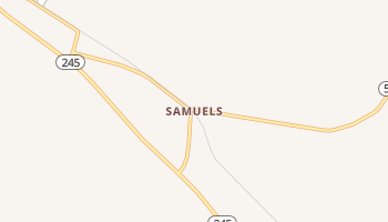 Samuels, Kentucky map