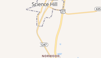 Science Hill, Kentucky map