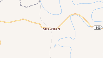 Shawhan, Kentucky map