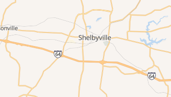 Shelbyville, Kentucky map