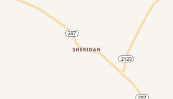 Sheridan, Kentucky map