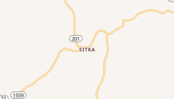 Sitka, Kentucky map
