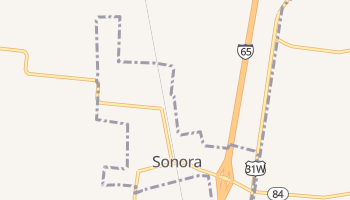 Sonora, Kentucky map