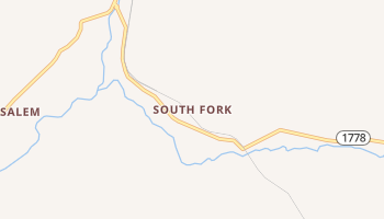 South Fork, Kentucky map