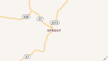 Sprout, Kentucky map