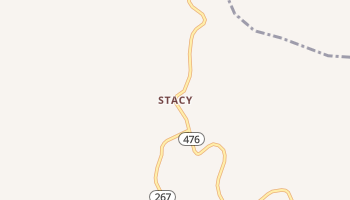 Stacy, Kentucky map