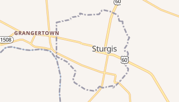 Sturgis, Kentucky map