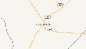 Sullivan, Kentucky map