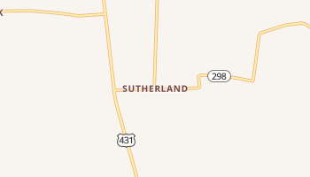 Sutherland, Kentucky map