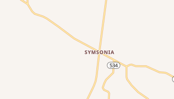 Symsonia, Kentucky map