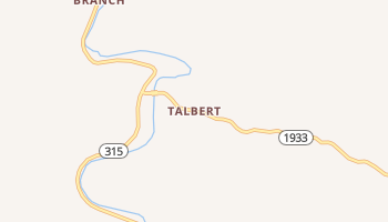 Talbert, Kentucky map