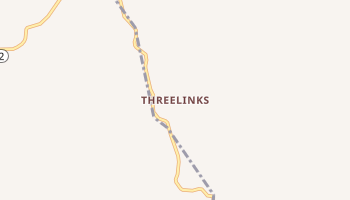 Threelinks, Kentucky map