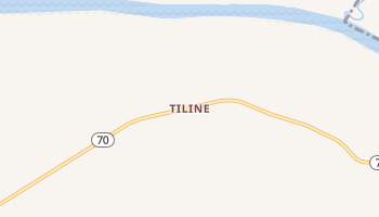 Tiline, Kentucky map
