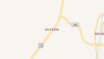 Ulysses, Kentucky map