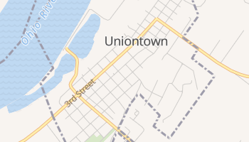 Uniontown, Kentucky map