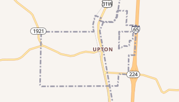 Upton, Kentucky map