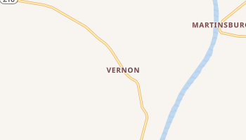 Vernon, Kentucky map