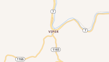 Viper, Kentucky map